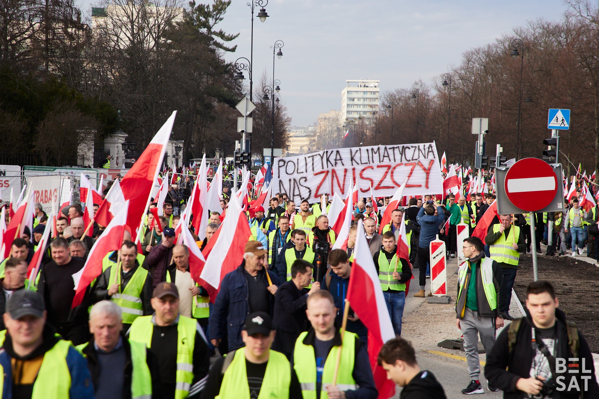 Пратэст фермераў у Польшчы, протест фермеров в Польше